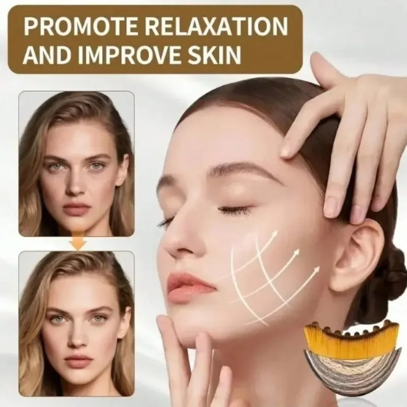 Contour Face Brush – Ergonomic Dry Facial Massage Tool Facial Massage Tool Axl
