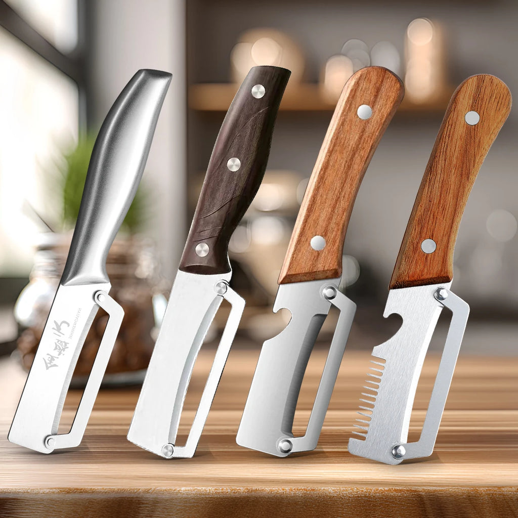Stainless Steel Kitchen Tool Set – Peeler, Shears & Slicer Kitchen Tool Set Axl