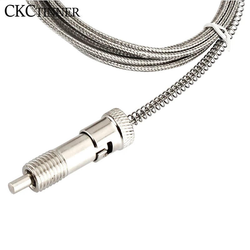 M12 K/E Type Thermocouple Temp Sensor 0–600°C | 1–5M Cable Thermocouple Sensor Axl