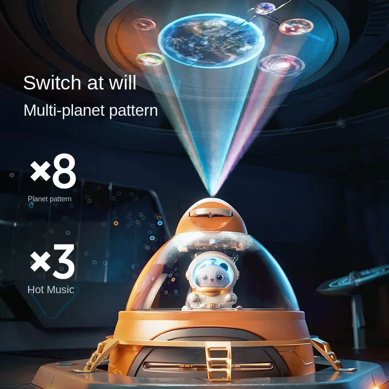 Kids Rocket Piggy Bank – Password Lock & Planet Light Projector Kids Piggy Bank Axl