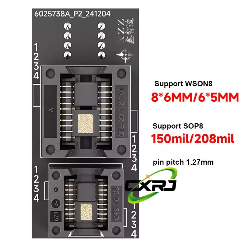 3-in-1 BIOS Probe Reader WSON8 6×6 6×5 – Notebook ROM Tool BIOS Probe Reader Axl China Mainland