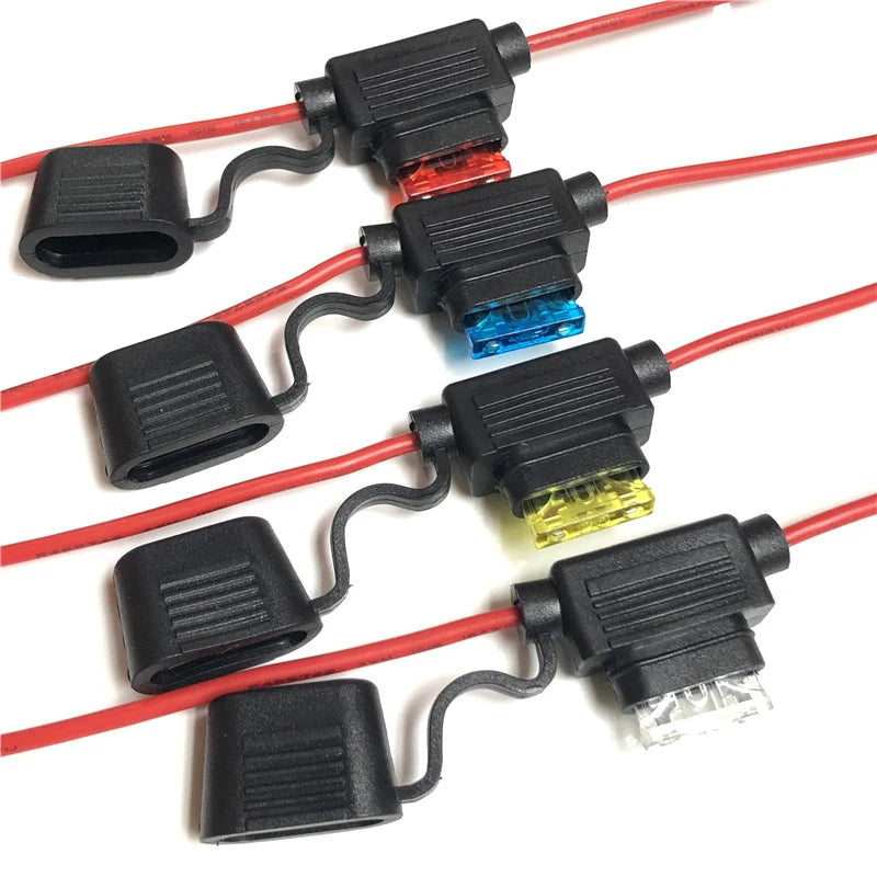 Waterproof Car Fuse Holder Tap Adapter Micro Mini Standard ATM 30A Car Fuse Tap Adapter Axl