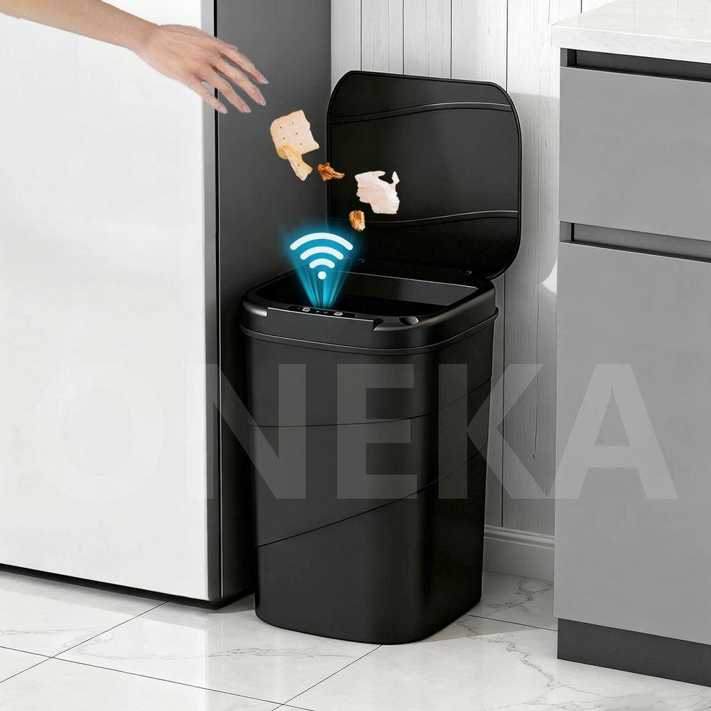 Smart Sensor Touchless Automatic Trash Can – Battery Powered Touchless Trash Can Axl
