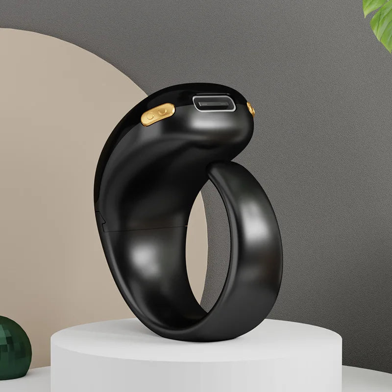 Rechargeable Smart Ring – Multifunctional Electronic Counter Smart Ring Wearable Axl