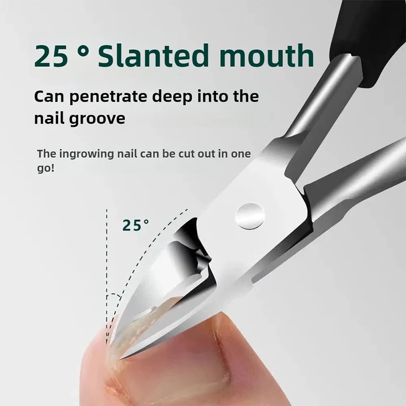 Stainless Steel Nail Clipper Nipper – Thick Toenail & Manicure Tool Nail Clipper Nipper Axl