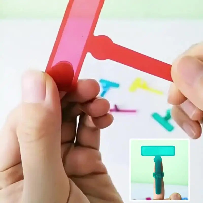 Reading Tracker Strips & Finger Guide Rulers with Bookmark Reading Aid Strips Axl
