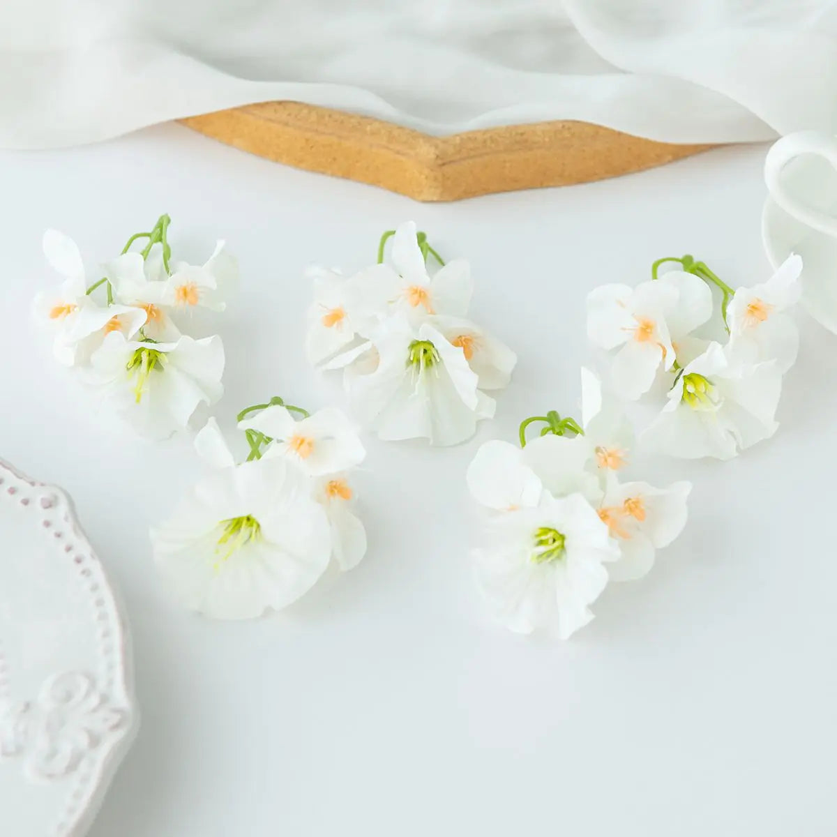 Silk Artificial Hydrangea Flower Heads 5/10 Pcs – Wedding Decor Artificial Silk Flowers Axl 6 10pcs