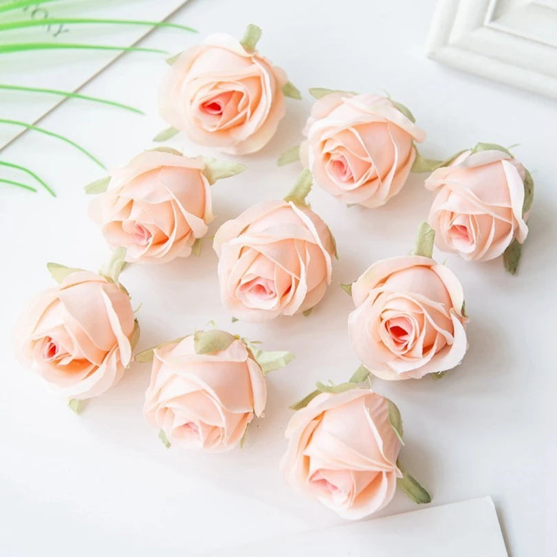 Silk Rose Heads 30/60 Pcs – Artificial Flowers for Weddings Artificial Silk Flowers Axl Color 1 60 PCS