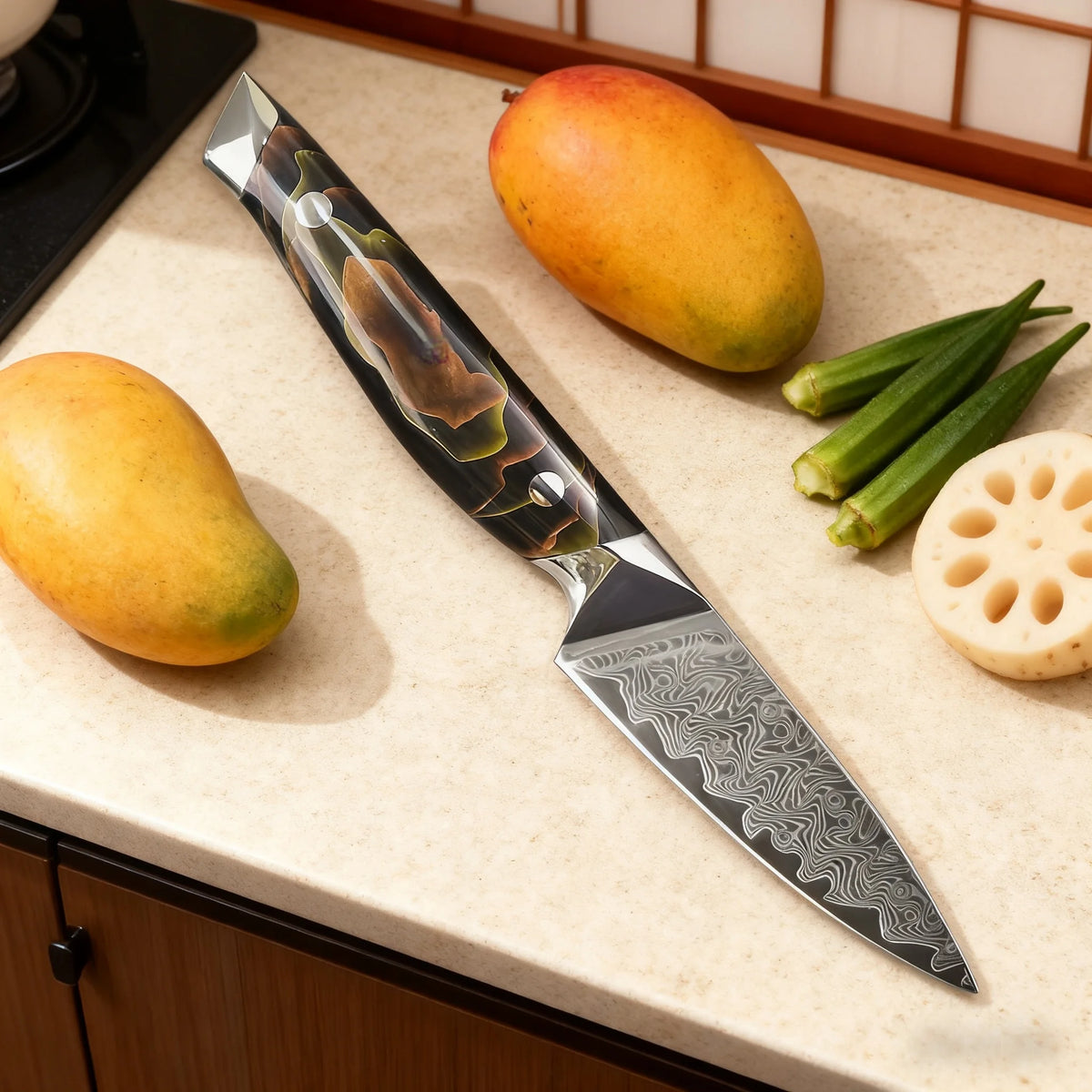 Paring Knife – Sharp Steel Fruit & Vegetable Peeling Knife Paring Knife Axl Fruit Knife