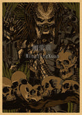 Alien vs. Predator AVP Retro Kraft Paper Wall Art Print Retro Wall Art Print Axl 20 42x30cm