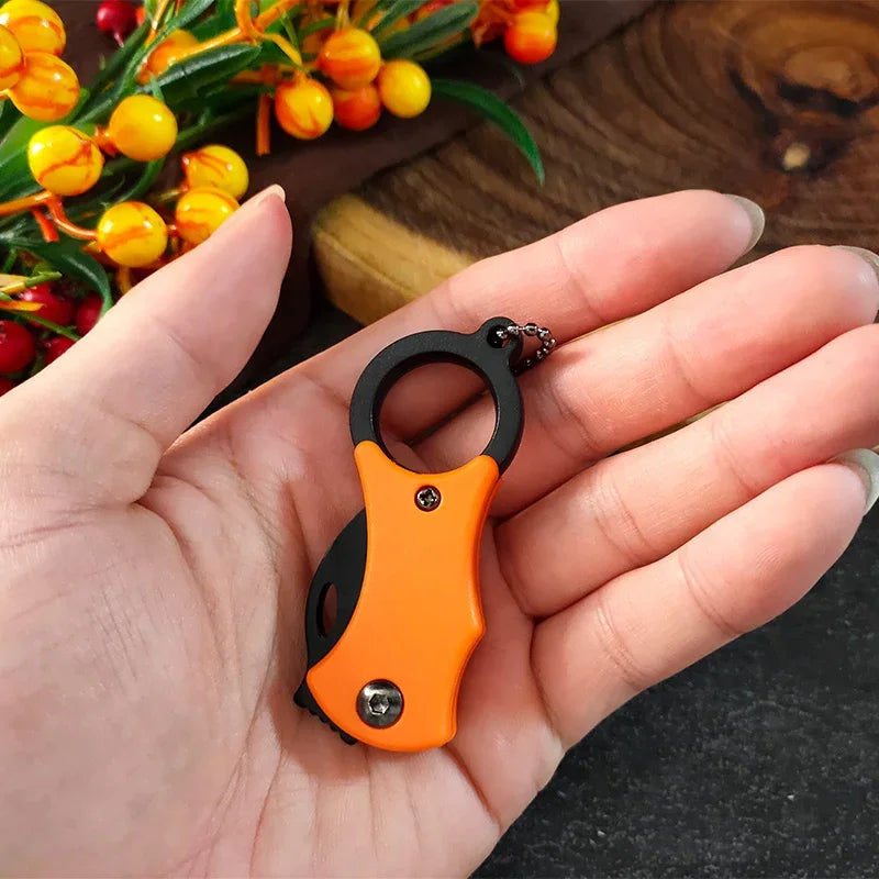 Mini Fox Folding Pocket Knife – EDC Keychain Blade Folding Pocket Knife Axl