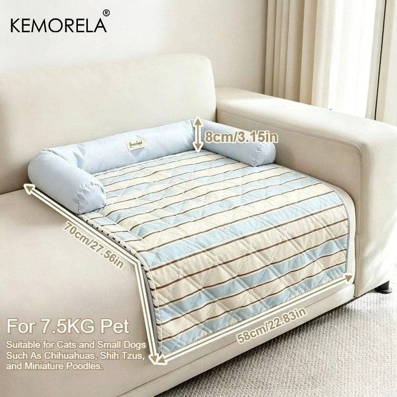 KEMORELA Cooling Pet Bed Cushion – Non-Slip Washable Dog & Cat Mat Pet Bed Cushion Axl 70x58cm