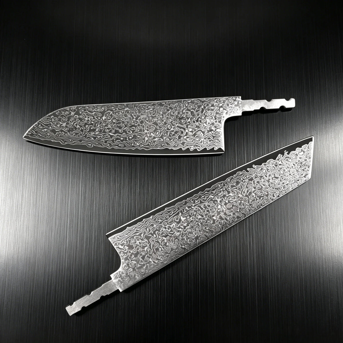 Damascus Steel Blank Blade Set – DIY Knife Making 1/3 Pcs Knife Making Blank Axl