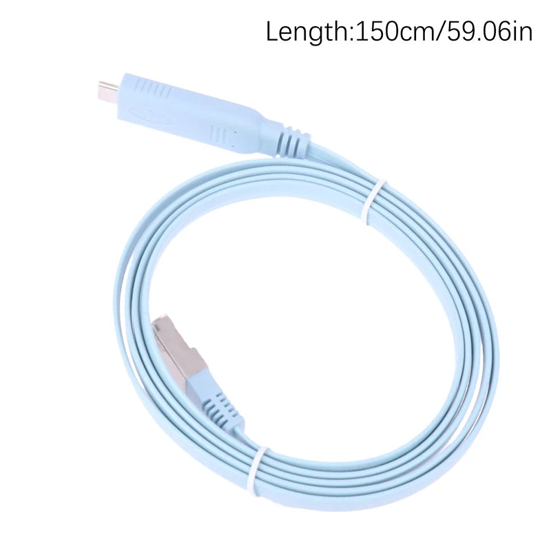 USB-C to RJ45 Console Cable 1.5m | RS232 Serial Adapter Console Cable Adapter Axl