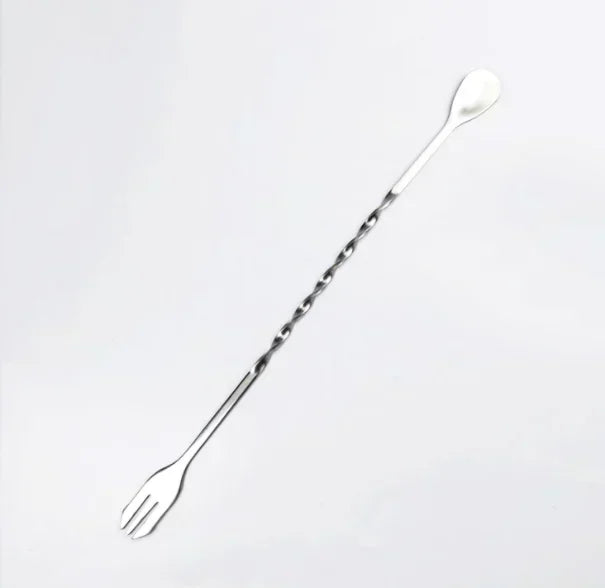 Stainless Steel Cocktail Muddler & Mixing Spoon Bar Tool Set Cocktail Bar Tool Set Axl Mixing Spoon
