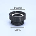 IBC Tank Fitting 62mm Fine to 60mm Coarse Thread Adapter Tank Thread Adapter Axl 63 thin to 60 thick