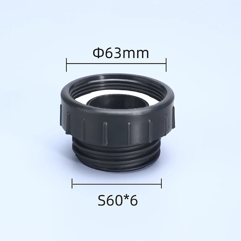 IBC Tank Fitting 62mm Fine to 60mm Coarse Thread Adapter Tank Thread Adapter Axl 63 thin to 60 thick