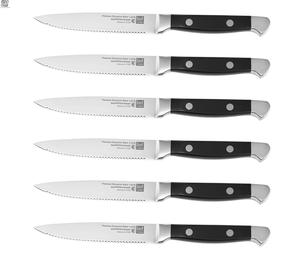 Classic Steak Knife Set – German Steel Serrated Blades Steak Knife Set Axl 6 Pc Knife Set China Mainland