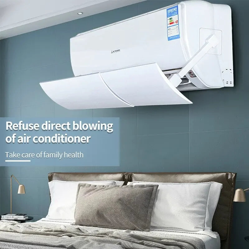 AC Wind Deflector for Infants – Adjustable Airflow Baffle Cover AC Wind Deflector Axl