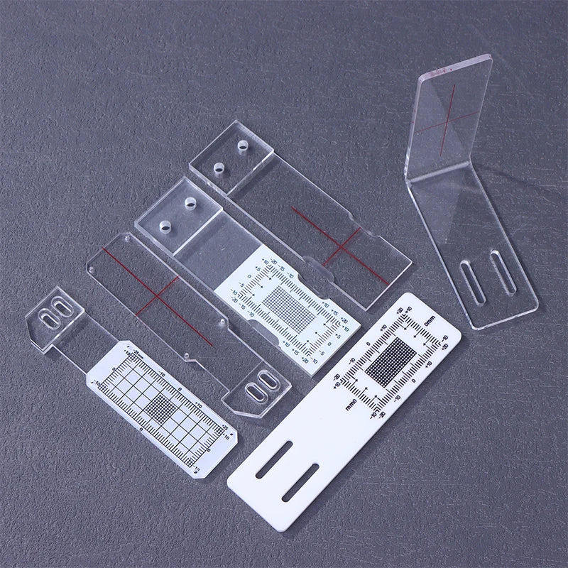 Clear Acrylic Crack Gauge Monitor – Wall Crack Measuring Tool Crack Gauge Monitor Axl