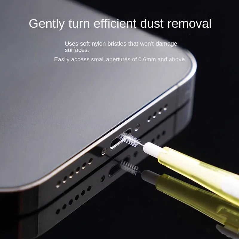 Phone Charging Port Cleaning Kit – Brush & Dust Plug for iPhone Phone Cleaning Kit Axl