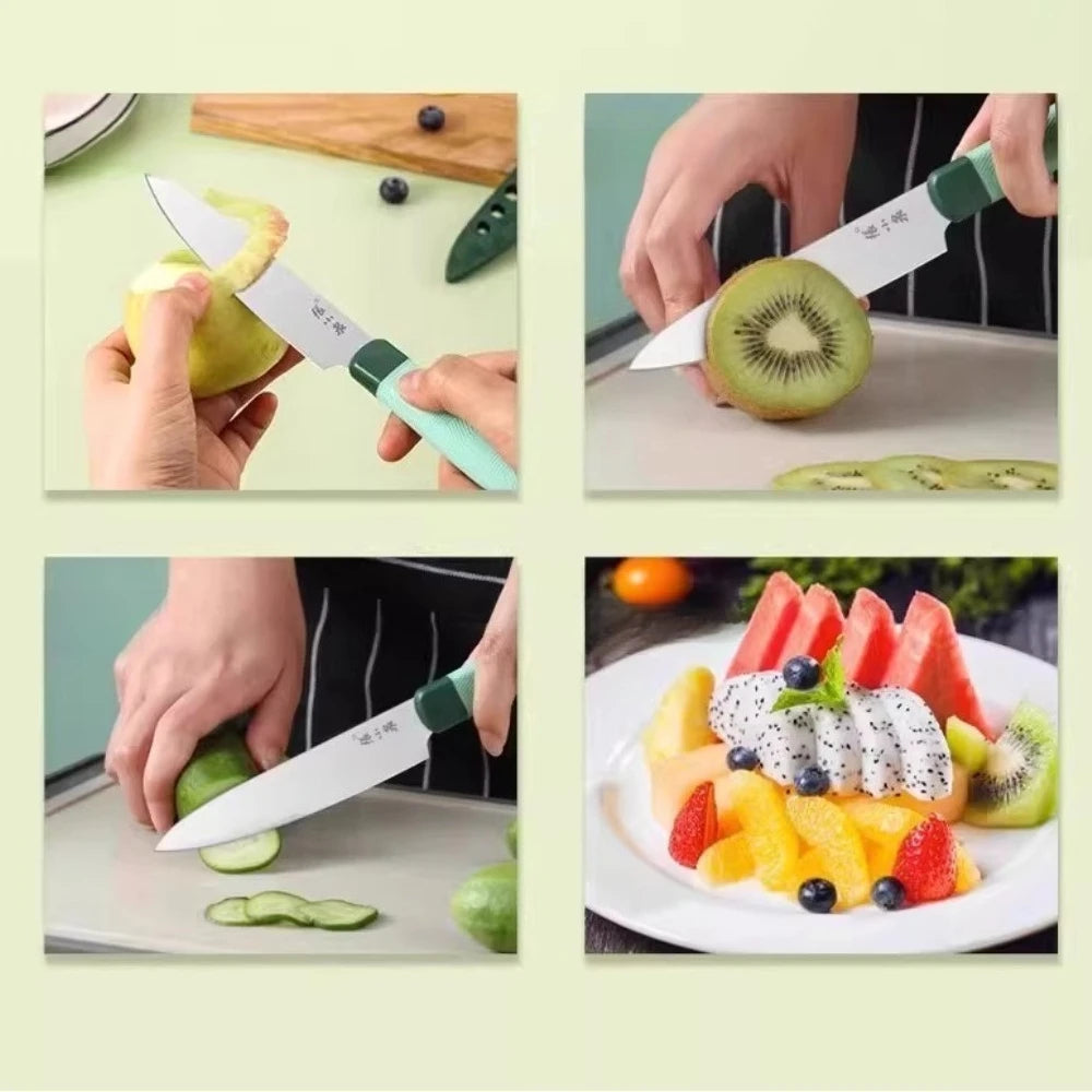 PLYS Stainless Steel Watermelon Fruit Knife with Sheath Fruit Knife Axl