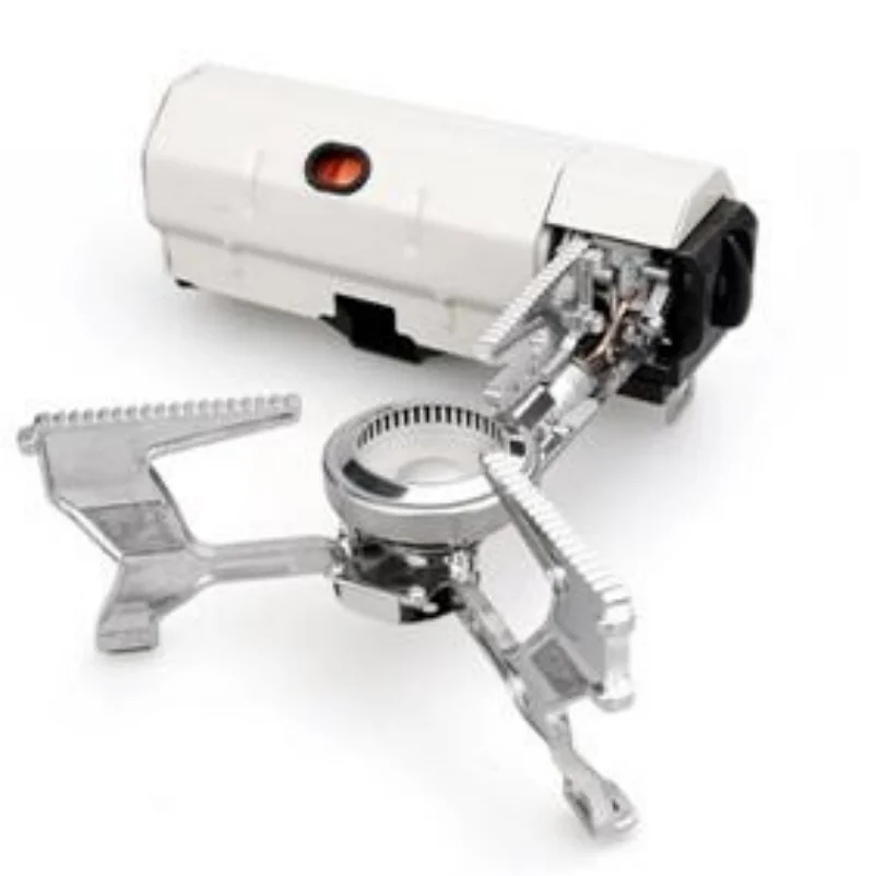 Foldable Camping Gas Stove – Portable Windproof Butane Cooker Camping Gas Stove Axl white