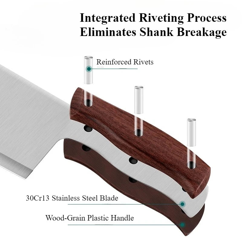 Ultra-Sharp Stainless Steel Kitchen Knife – Chef's Utility Blade Kitchen Knife Axl