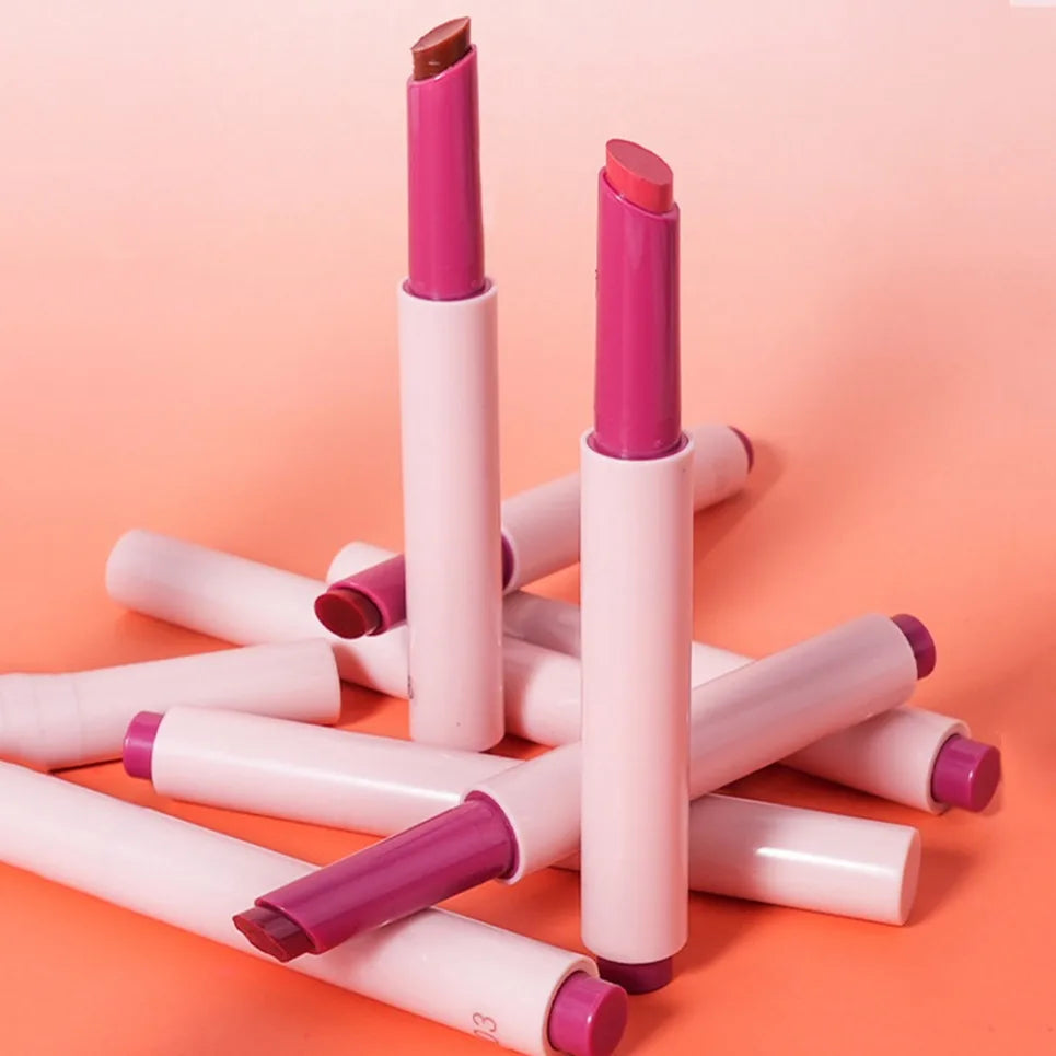 Pink Glossy Lip Tint Pen – Vegan Press-Type Lip Glaze Lip Glaze Pen Axl