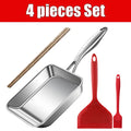 Nonstick Tamagoyaki Pan – 3-Ply Stainless Steel Egg Skillet Omelette Pan Axl 4 pieces Set