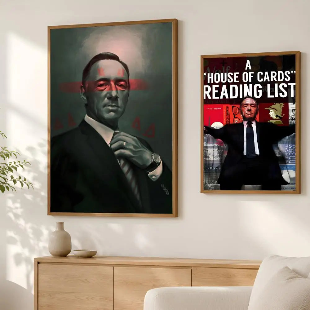 House of Cards TV Poster – Self-Stick HD Wall Art Decor Wall Art Poster Axl