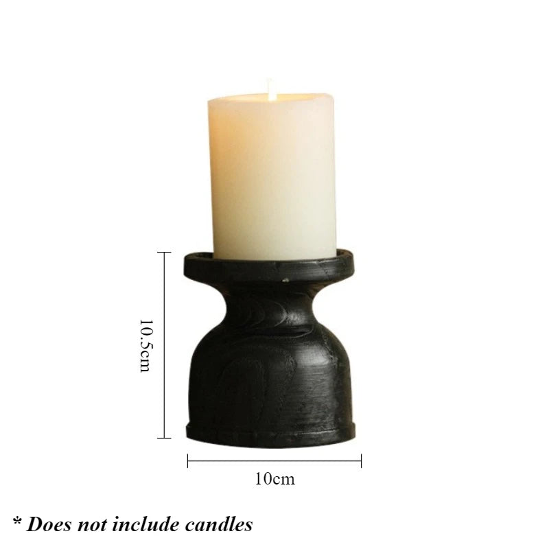 Retro Resin Candle Holders – Modern Home Décor Candlestick Decorative Candle Holder Axl Small