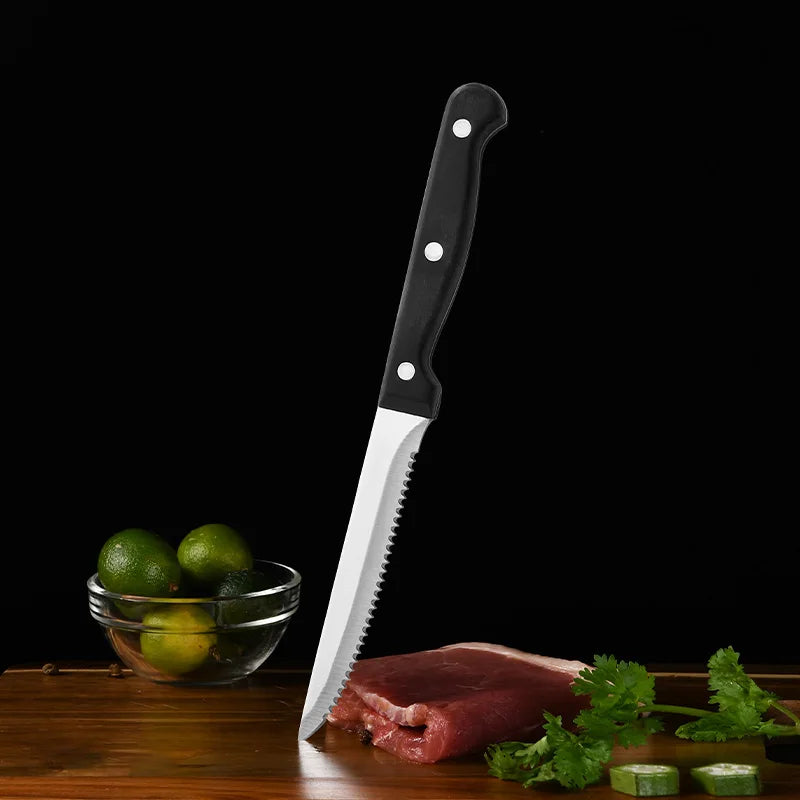 Steak Knives Set 1–12 Pc | Serrated Stainless Steel Dinner Knife Steak Knife Set Axl