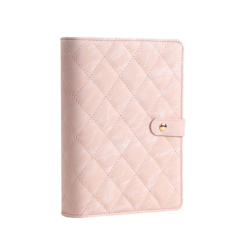 PU Leather Jewelry Storage Book – Zipper Binder & Clear Pockets Jewelry Storage Organizer Axl Pink Lingge