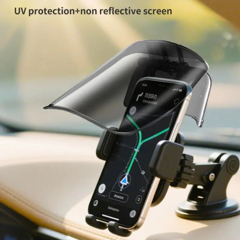 Motorcycle Phone Mount Sun Shade – UV Rain Visor Cover Phone Mount Accessory Axl