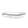 4-Compartment Fridge Food Storage Box with Lid | Fresh Keeper Food Storage Container Axl 4 compartments