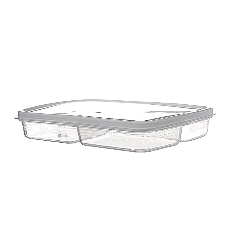 4-Compartment Fridge Food Storage Box with Lid | Fresh Keeper Food Storage Container Axl 4 compartments