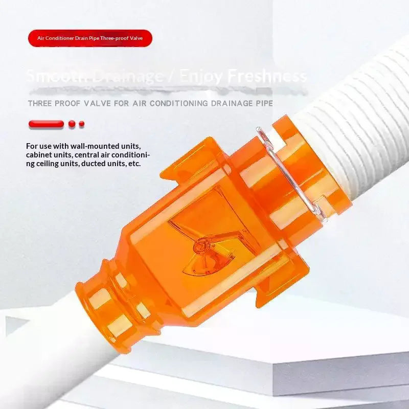 AC Drain Check Valve – Anti-Backflow, Odor & Insect Guard AC Drain Check Valve Axl