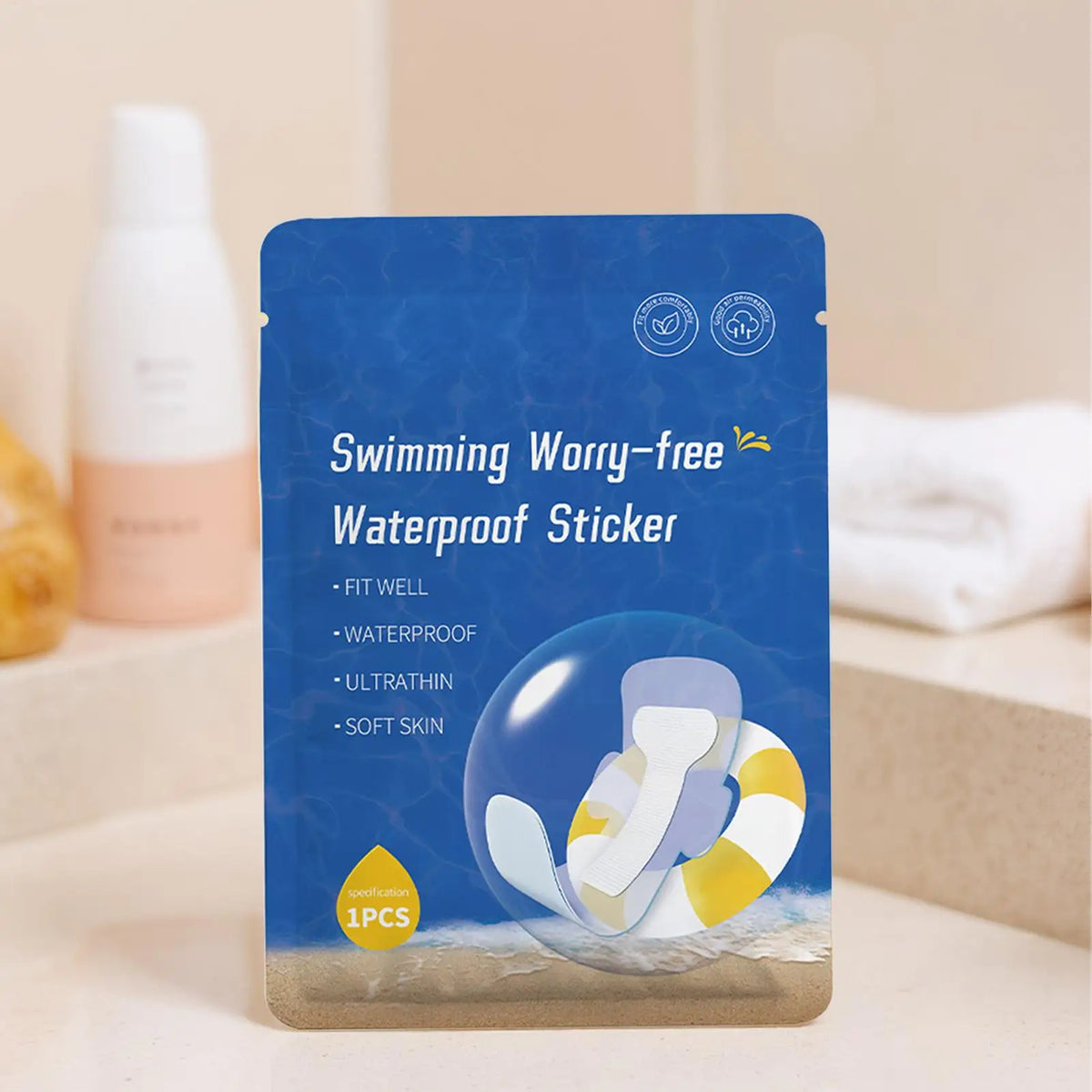 Waterproof Period Swimming Pads – Discreet Swim Protection Period Swimming Pads Axl