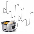 Stainless Steel Pot Lid Rack & Organizer – 1 or 2 Pack Pot Lid Organizer Axl 2PCS