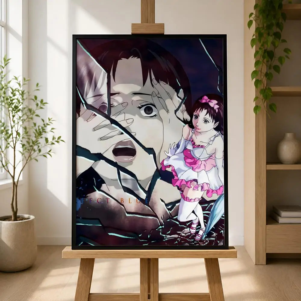 Perfect Blue Anime Poster – Peel & Stick Waterproof PVC Wall Art Anime Wall Poster Axl