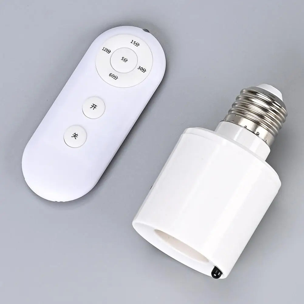 E27 Smart Lamp Holder with IR Remote Control – Timer & Dimmer Smart Lamp Holder Axl