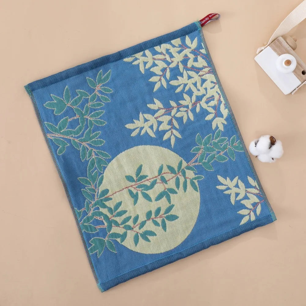 4-Layer Cotton Gauze Kitchen Towel – Quick Dry Hand Towel 34x40cm Kitchen Hand Towel Axl E