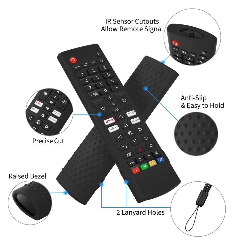 Silicone Remote Cover for LG AKB76040302 & AKB75375604 Remote Control Cover Axl