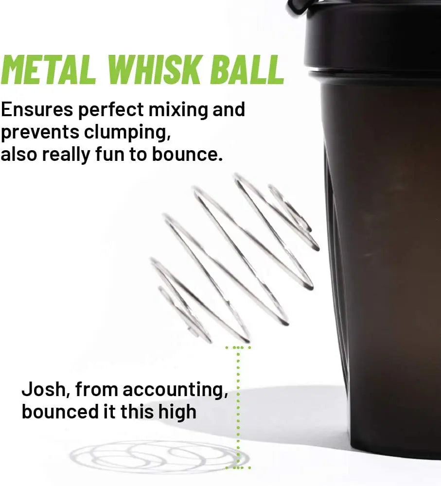 Leeseph 400ml Leak-Proof Shaker Bottle with Mixing Ball Protein Shaker Bottle Axl