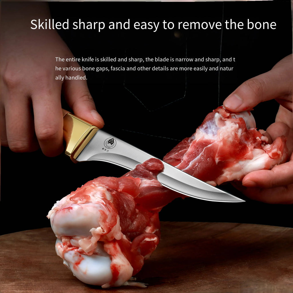YRIDEFE Boning Knife Set 1–3 Pc | Sharp Meat & Bone Knife Boning Knife Set Axl