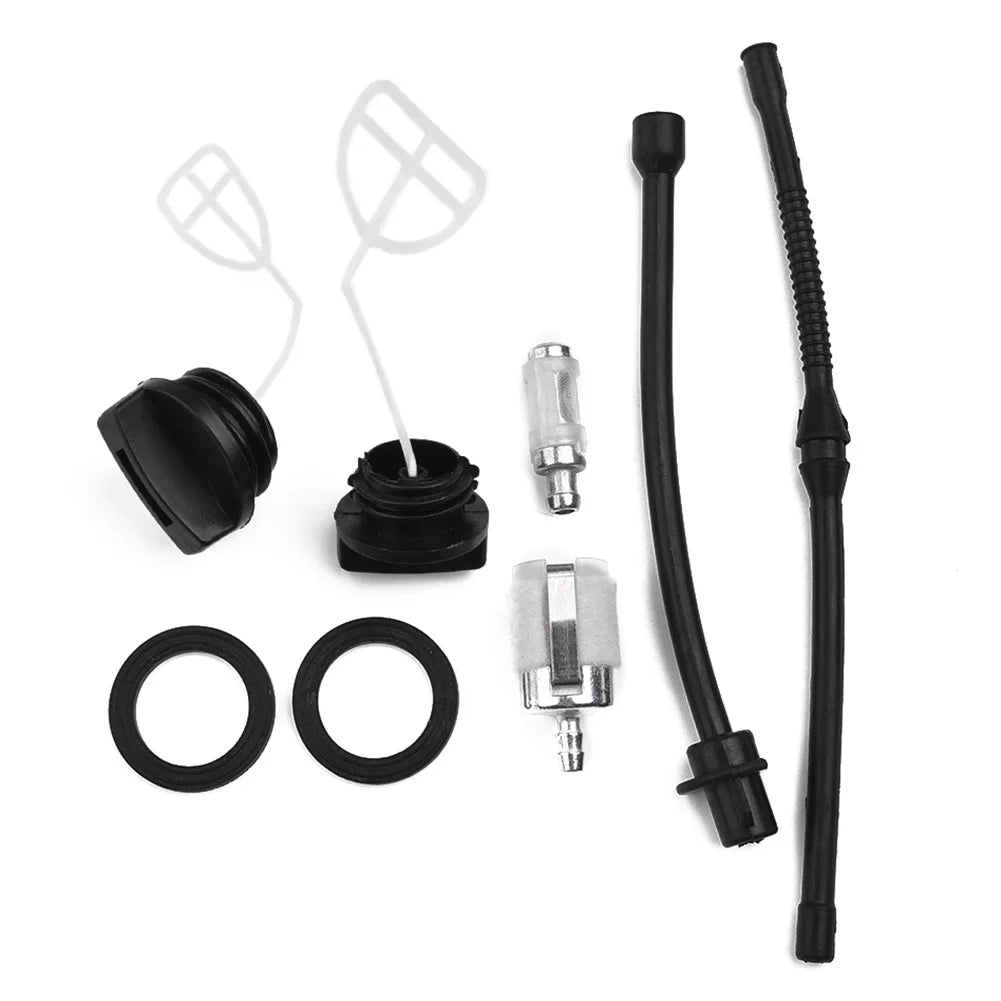 Chainsaw Fuel Filter Hose Pipe Cap Set 45CC 52CC 58CC Chainsaw Parts Kit Axl