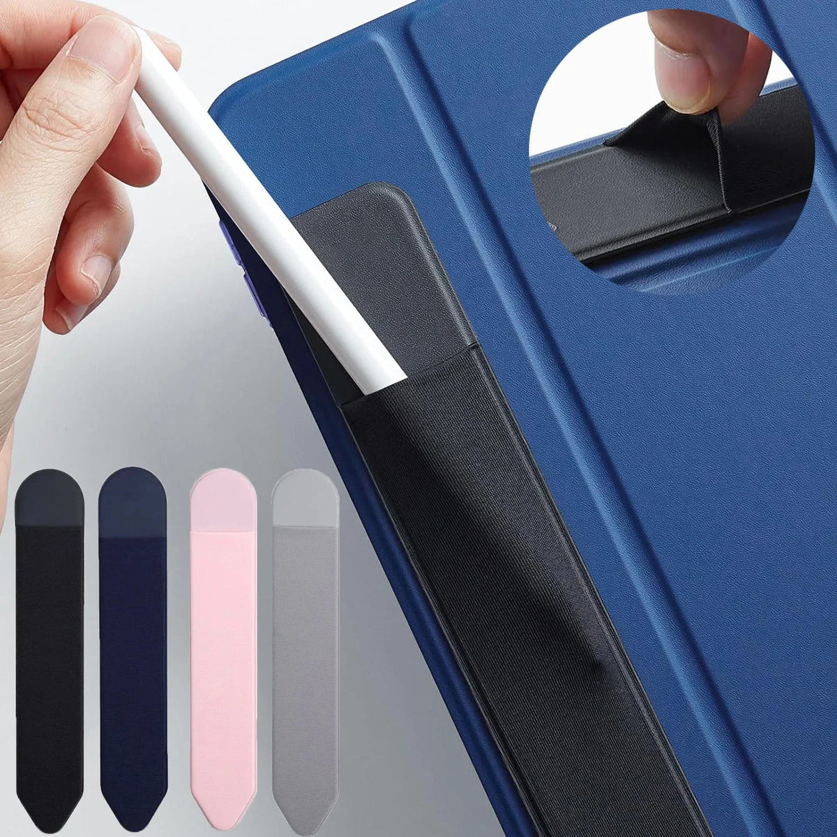 Self-Adhesive Elastic Stylus Sleeve Holder for Apple Pencil 1 & 2 Stylus Holder Sleeve Axl