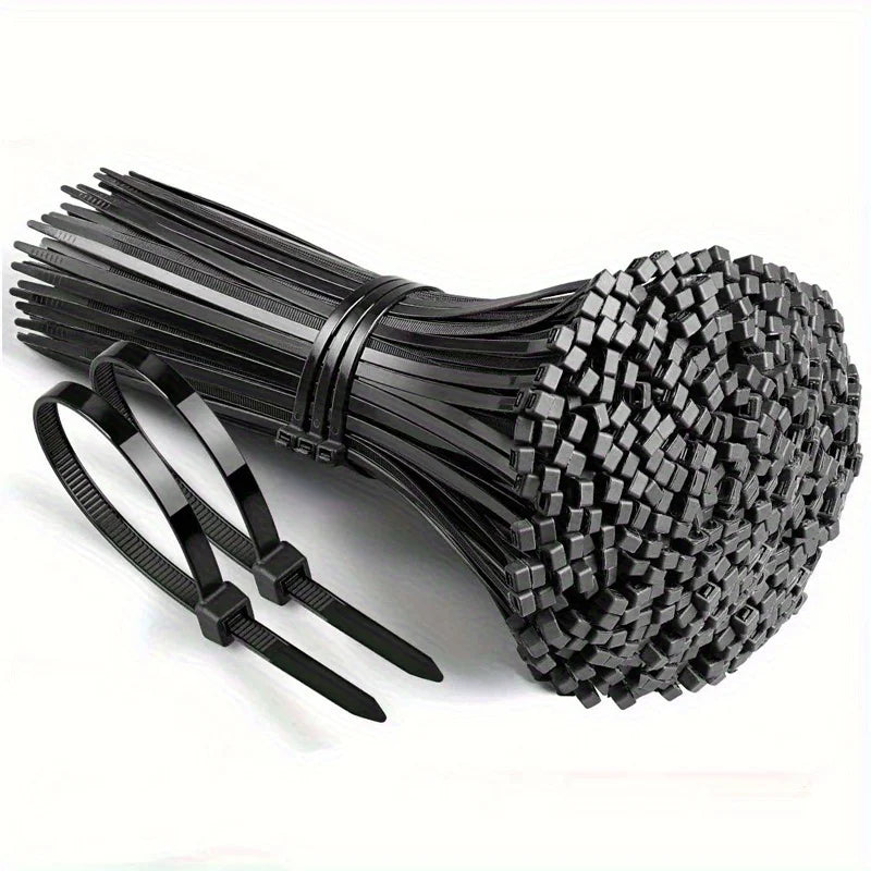 300 Pcs Heavy-Duty Nylon Cable Ties – Self-Locking Zip Ties Nylon Cable Ties Axl