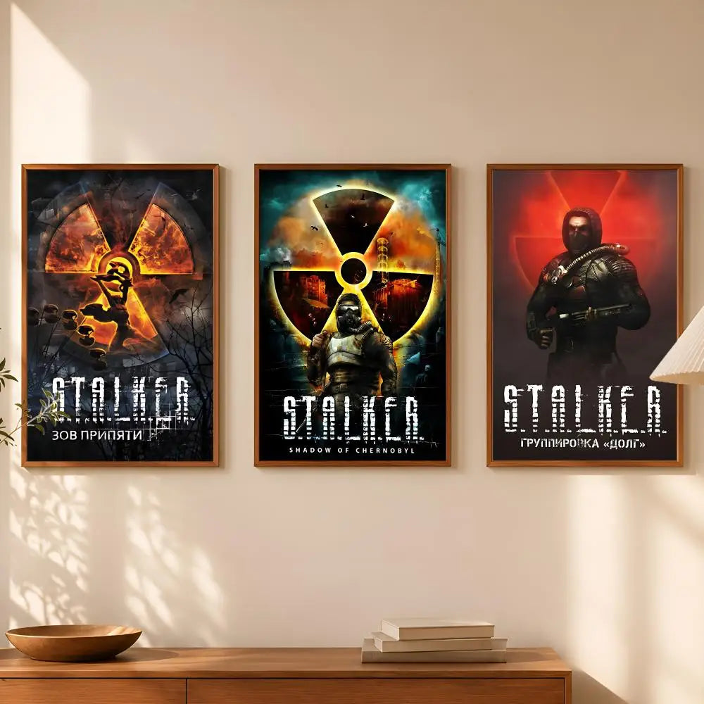 S.T.A.L.K.E.R Game Wall Art Poster – Self-Stick HD Waterproof Wall Art Poster Axl